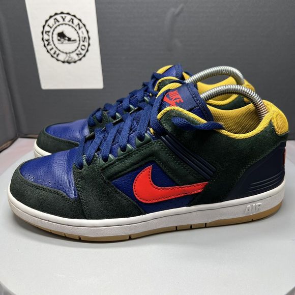 Sample Nike SB Air Force 2 Low Rugby AO0300-364 Men Size 7 Preowned RARE main image 9